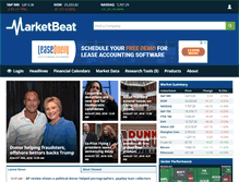 Tablet Screenshot of marketbeat.com